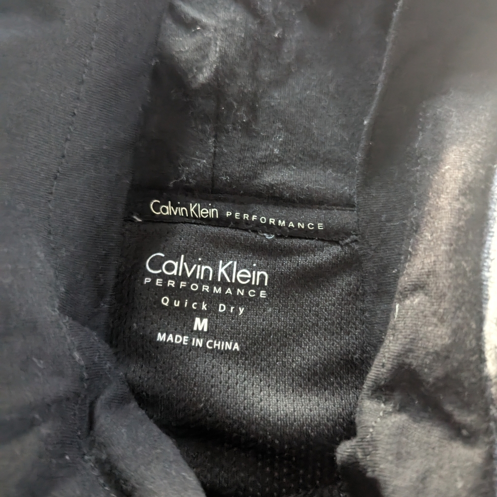Calvin Klein Men's Medium Gray Long Sleeve Cowl‎ Neck Sweatshirt with Pocket - Picture 4 of 7